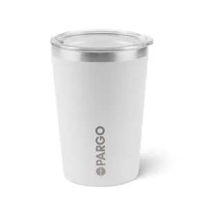 PARGO 12OZ INSULATED REUSABLE CUP - BONE WHITE