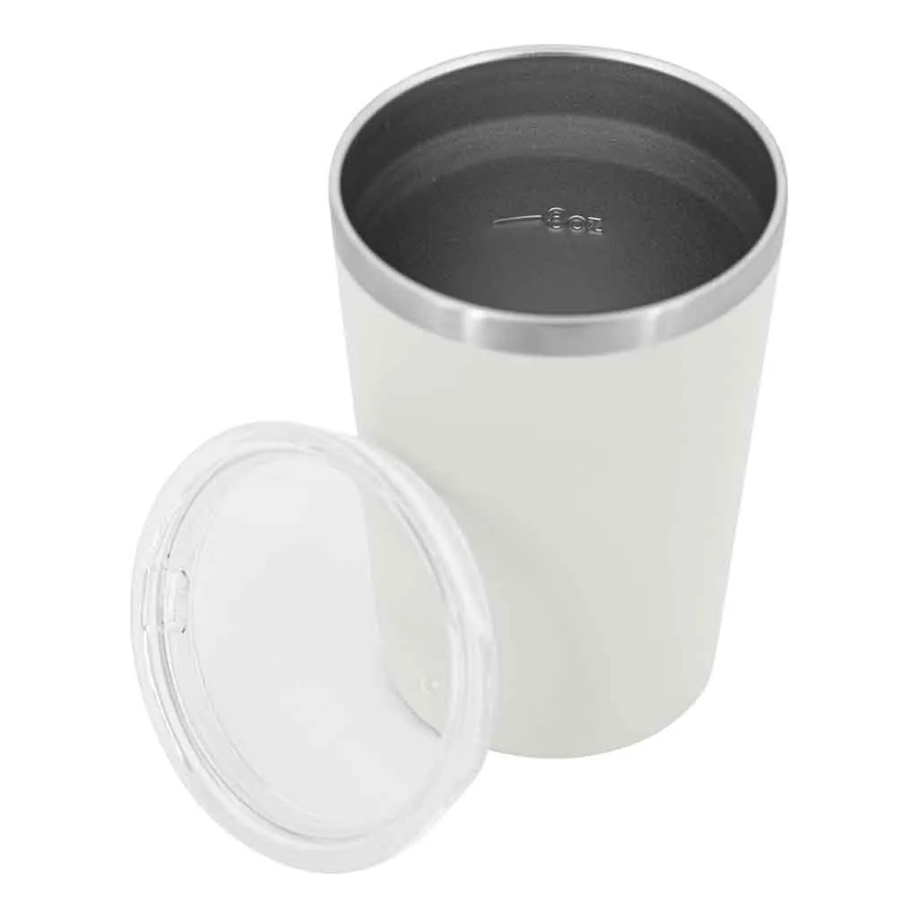 PARGO 12OZ INSULATED REUSABLE CUP - BONE WHITE