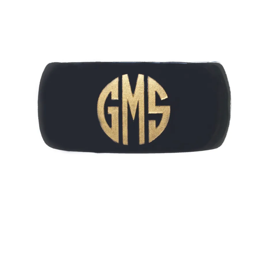 Parker Monogram Cuff Bangle Bracelet