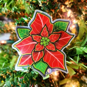 Pascua Navideña (Metalic Sticker)