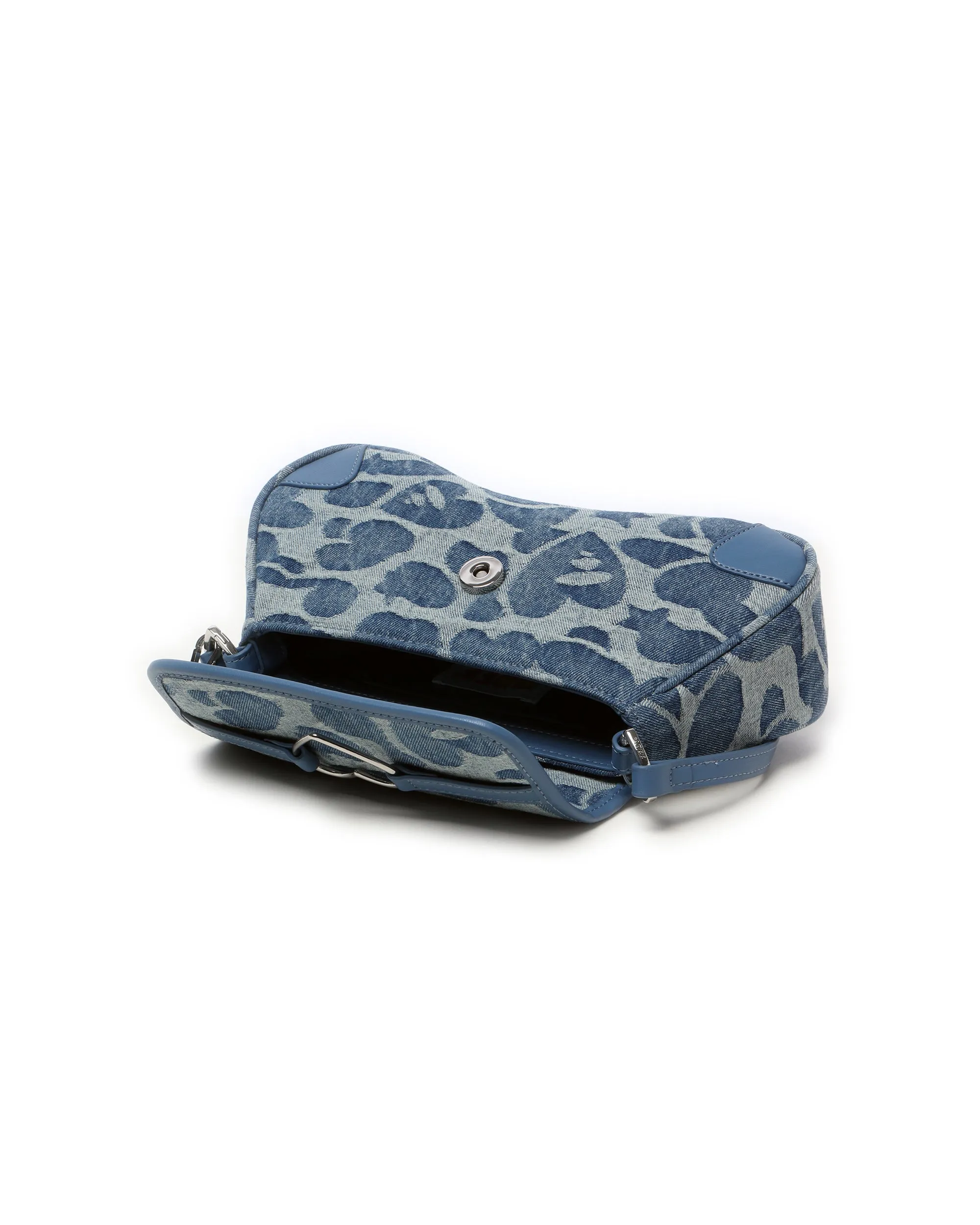 Pattern denim handbag