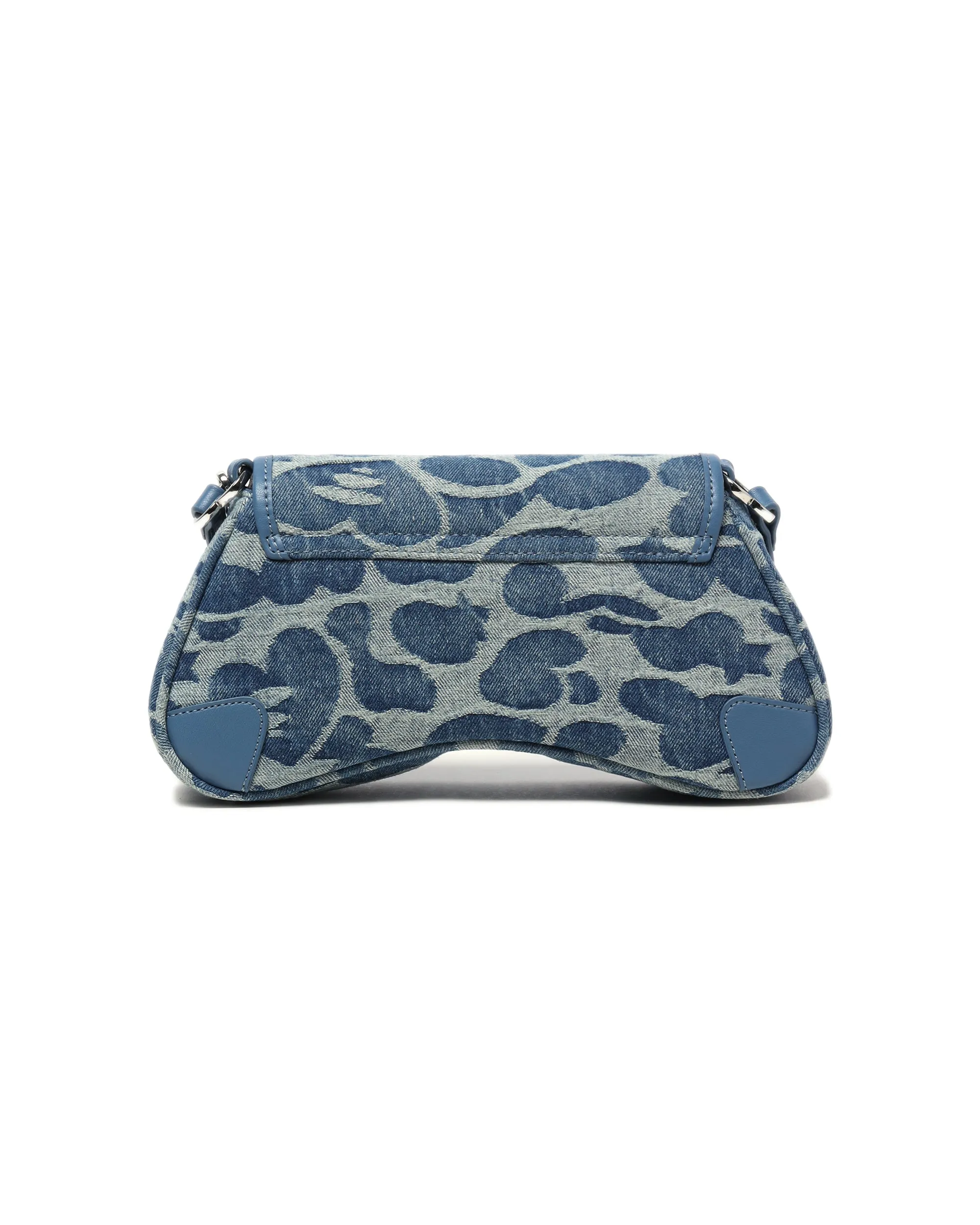 Pattern denim handbag