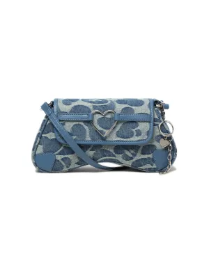 Pattern denim handbag