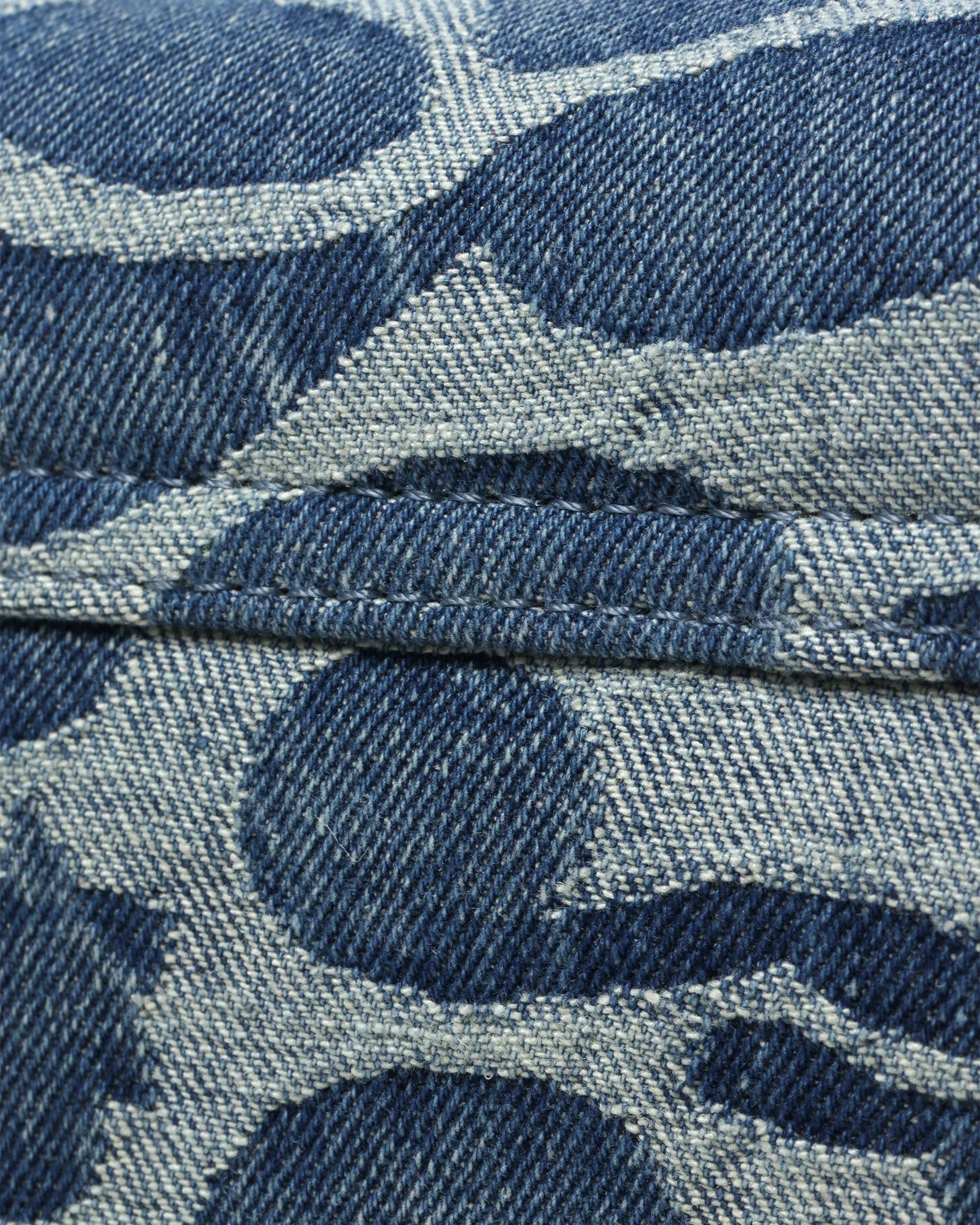 Pattern denim handbag