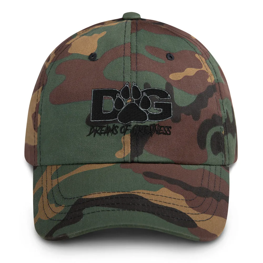 Paw Print New School Dad Cap