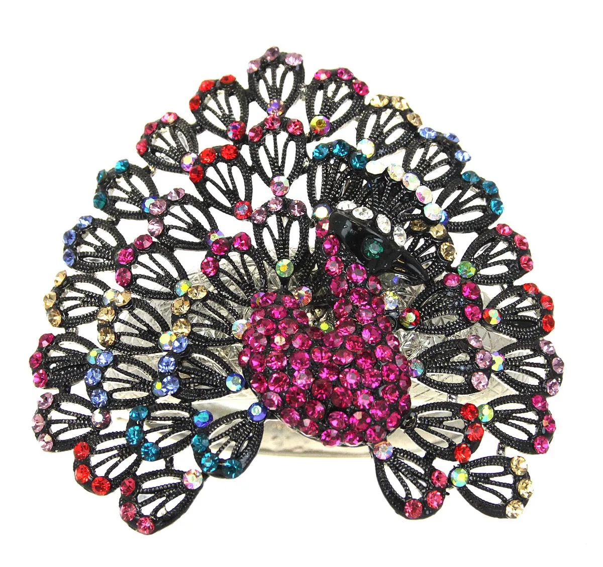 Peacock Bangle Bracelet