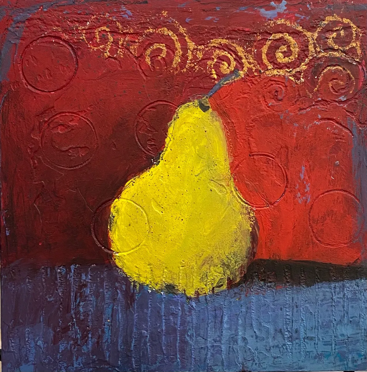 PEAR AND SWIRLS | ORIGINAL