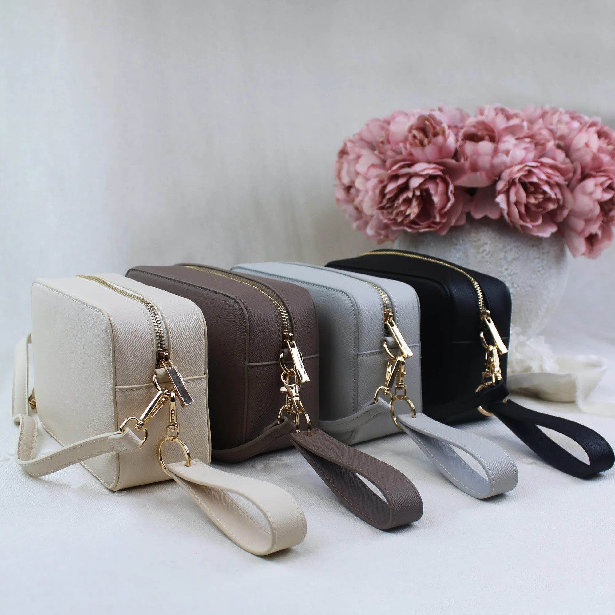 Personalised Shoulder Bag with Strap & Keyring Option