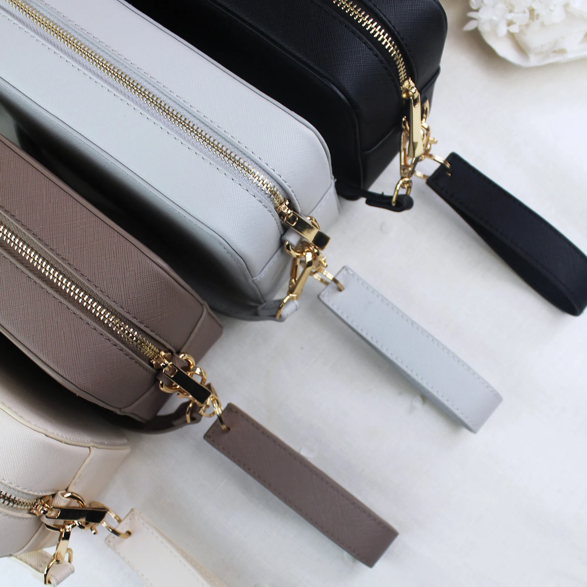 Personalised Shoulder Bag with Strap & Keyring Option