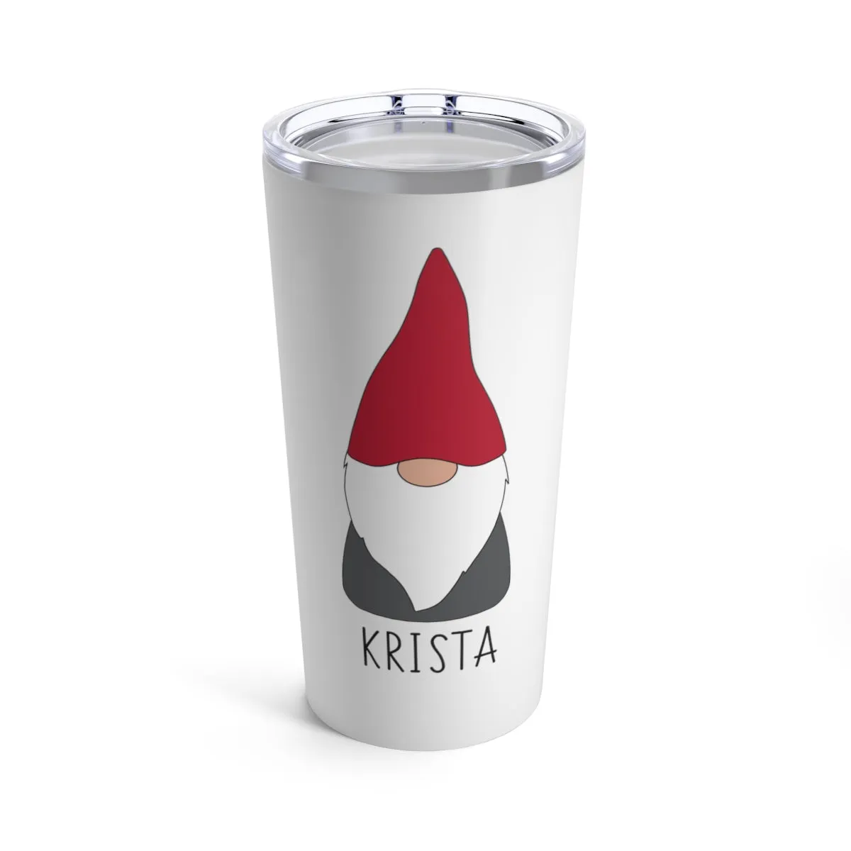 Personalized Scandinavian Gnome 20 oz Insulated Tumbler