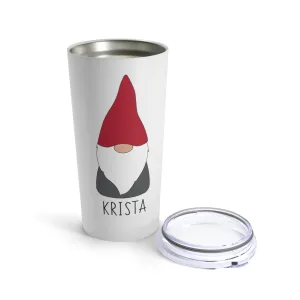Personalized Scandinavian Gnome 20 oz Insulated Tumbler