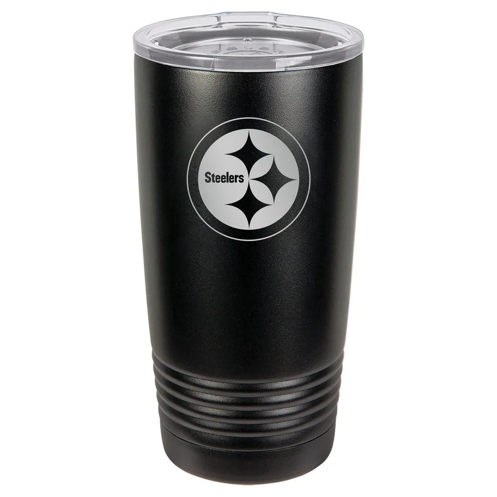 Pittsburgh Steelers  20oz Polar Tumbler- Black