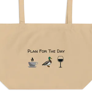 Plan for the Day - Duck Herding X-Large Tote/ Shopping Bags