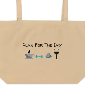 Plan for the Day - Obedience X-Large Tote/ Shopping Bags