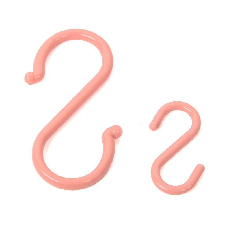 Plastic S-shaped Multifunctional Wardrobe Door Back Hook