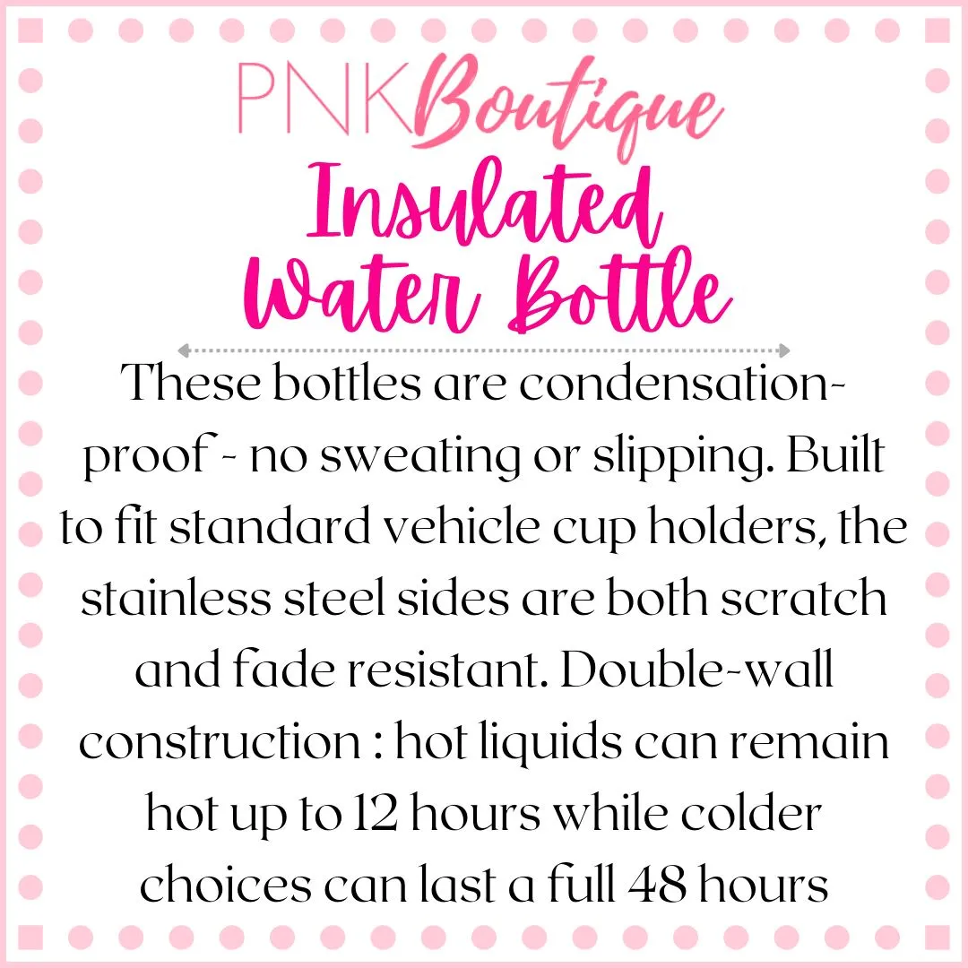 PNK Pink & Green Watercolor Customized Tumbler