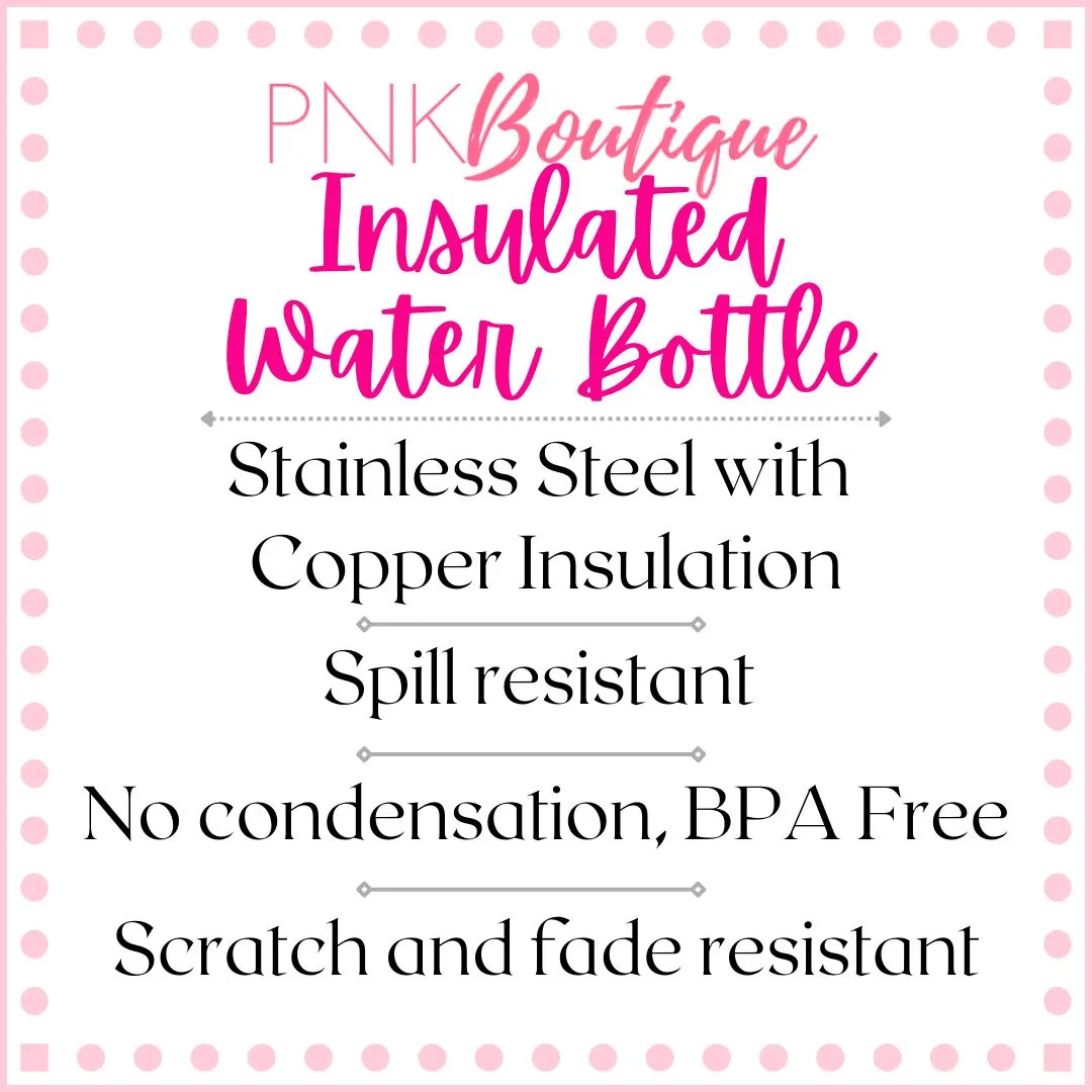 PNK Pink & Green Watercolor Customized Tumbler