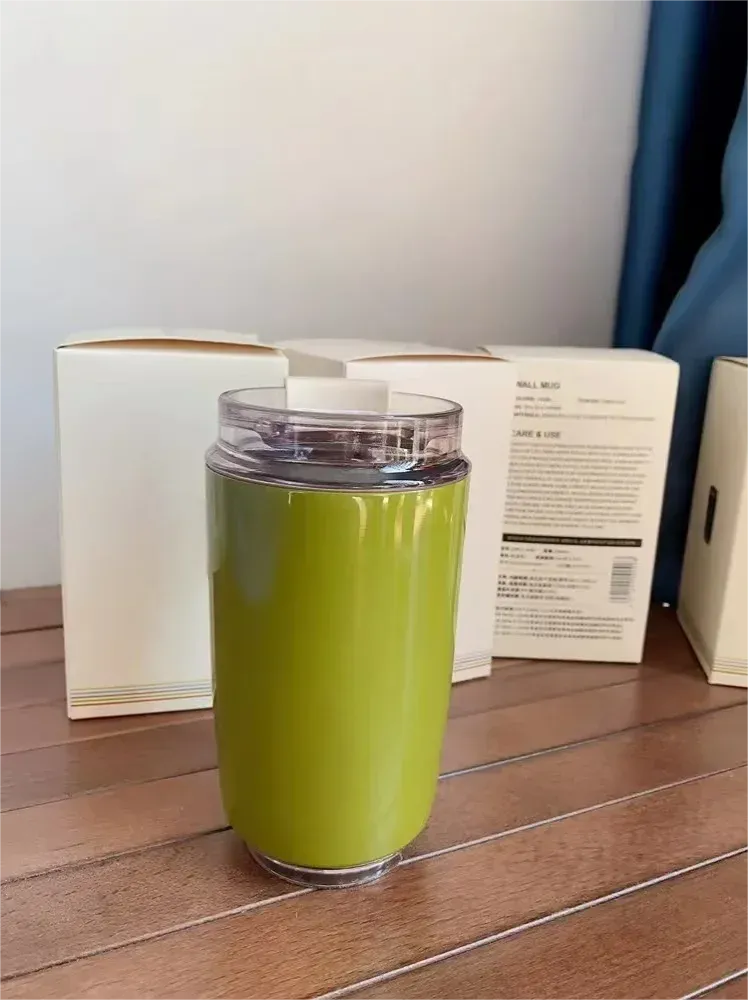 Portable 240ML Stainless Steel Coffee Thermos – Leak-Proof Travel Beverage Cup