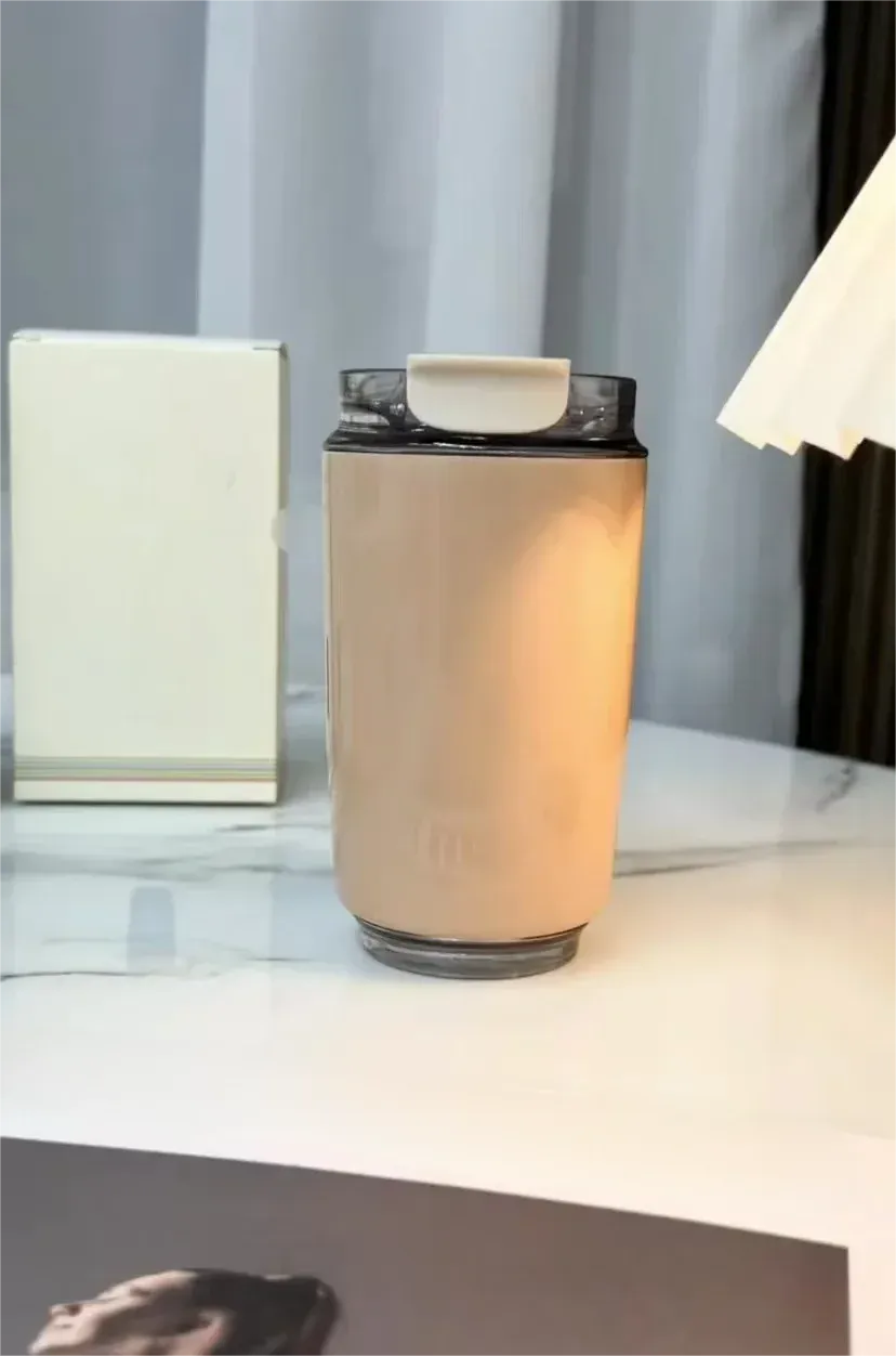 Portable 240ML Stainless Steel Coffee Thermos – Leak-Proof Travel Beverage Cup