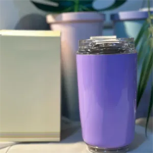 Portable 240ML Stainless Steel Coffee Thermos – Leak-Proof Travel Beverage Cup