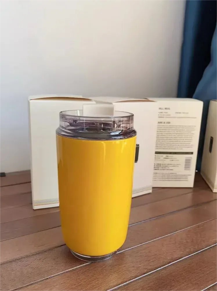 Portable 240ML Stainless Steel Coffee Thermos – Leak-Proof Travel Beverage Cup