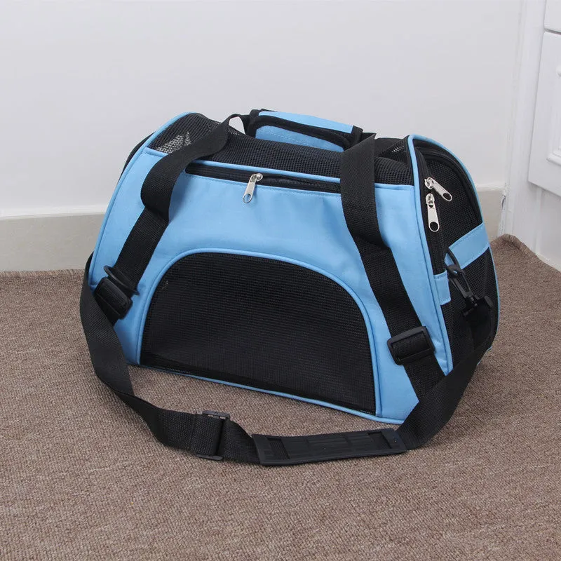 Portable Pet Mesh Carrier  Pet Travel Bags