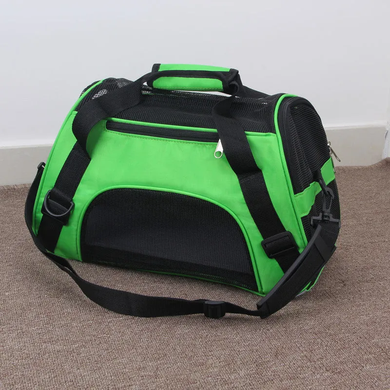 Portable Pet Mesh Carrier  Pet Travel Bags