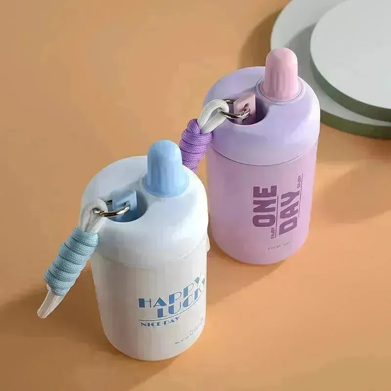 Portable Thermal Insulated Tumbler with String (400 ml)