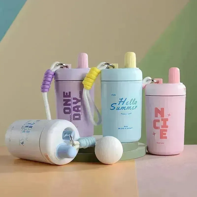 Portable Thermal Insulated Tumbler with String (400 ml)
