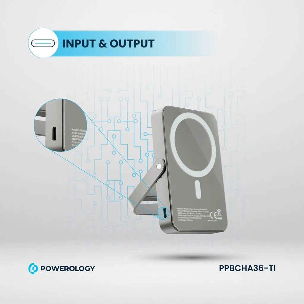 Powerology 10000mAh Magsafepower Glass Surface