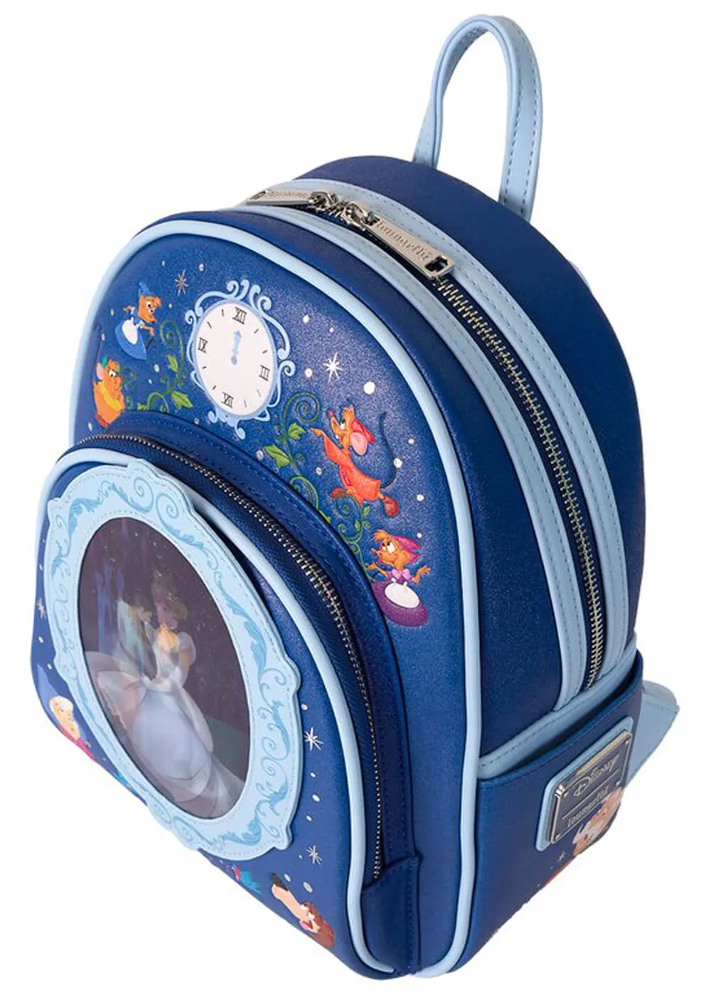 PRE-ORDER Loungefly Disney Cinderella 75th Anniversary Lenticular Backpack Blue