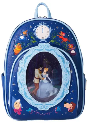 PRE-ORDER Loungefly Disney Cinderella 75th Anniversary Lenticular Backpack Blue
