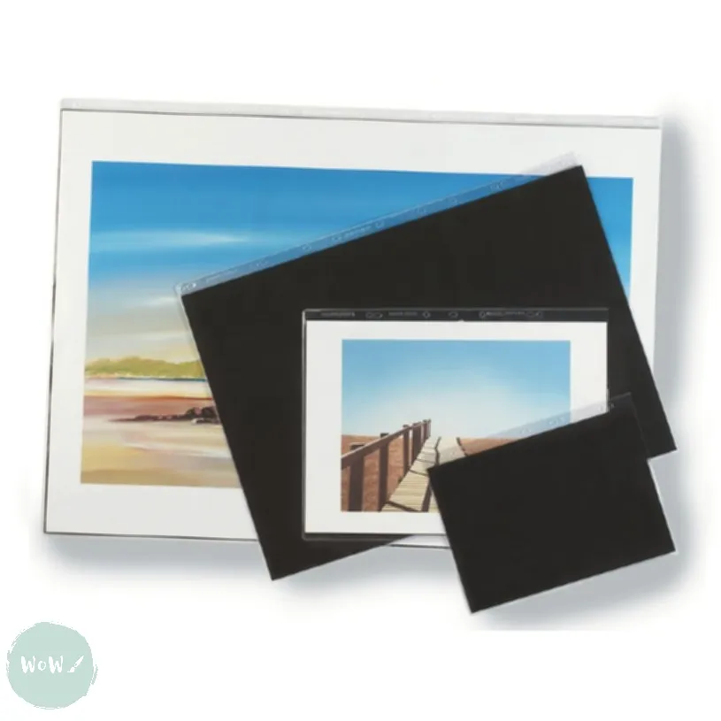 Presentation Portfolio with rings- Heavy Gauge Display Sleeves- Singles A1