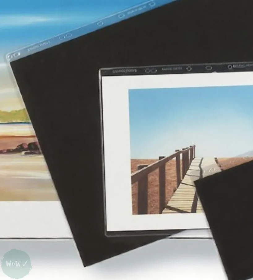 Presentation Portfolio with rings- Heavy Gauge Display Sleeves- Singles A1