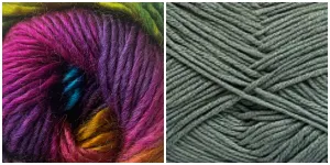 PRISM   DARK GREY - Embossed Phoenix Scarf KIT