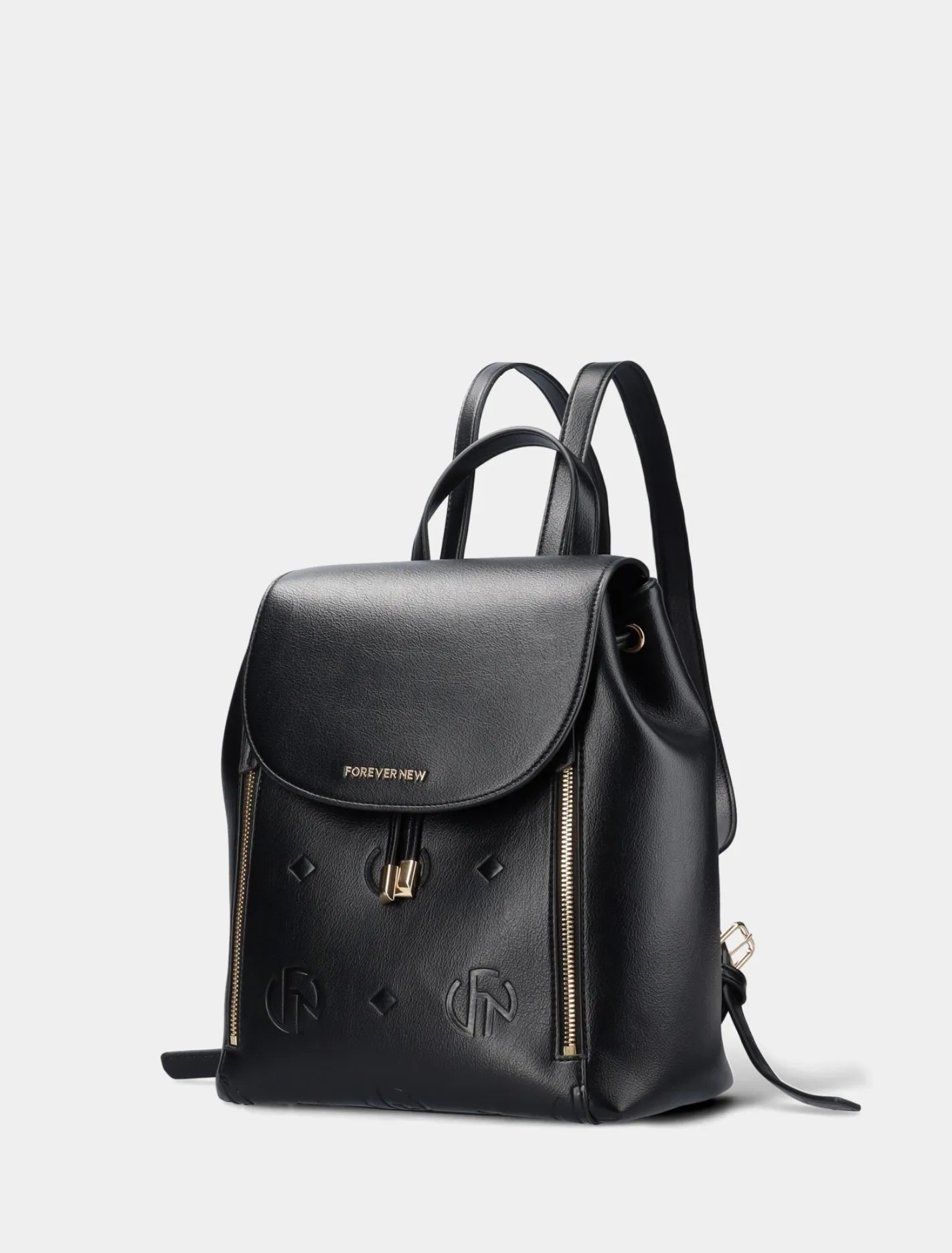 Priya Embossed Print Backpack