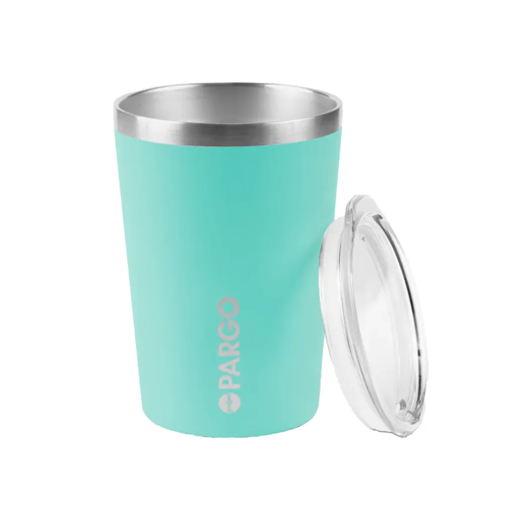 PROJECT PARGO 12oz INSULATED REUSABLE CUP - ISLAND TURQUOISE
