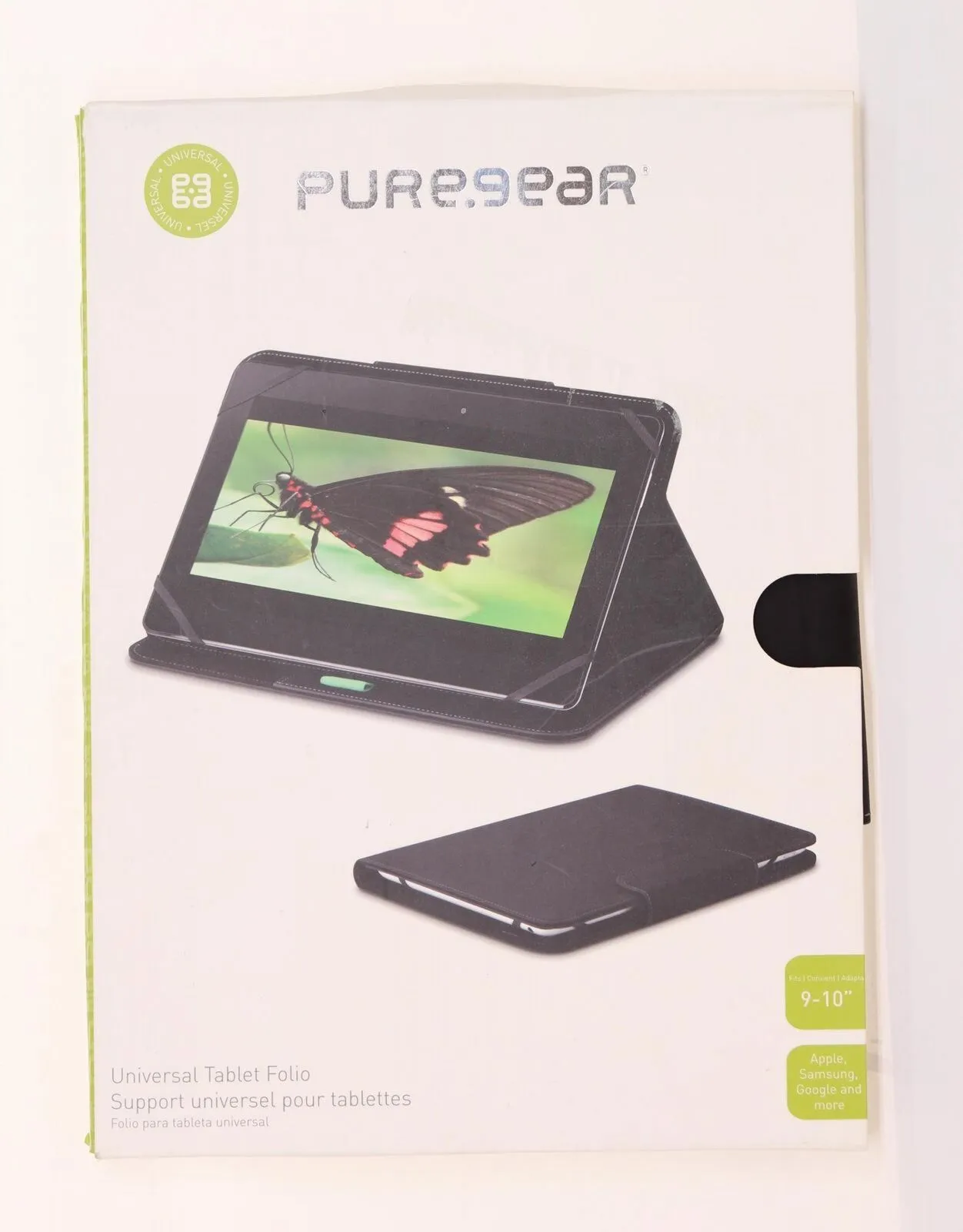 Pure Gear Universal Tablet Folio 9-Inch -10-Inch IPad / Tablet Case Cover & Organizer