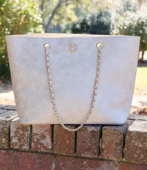 Quentin Tote Shimmer Champagne