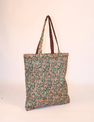 QUILTED SHOPPER BAG
