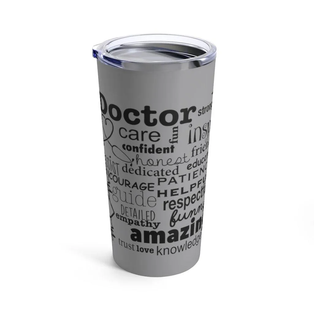 "Doctor" Tumbler 20oz-Orange
