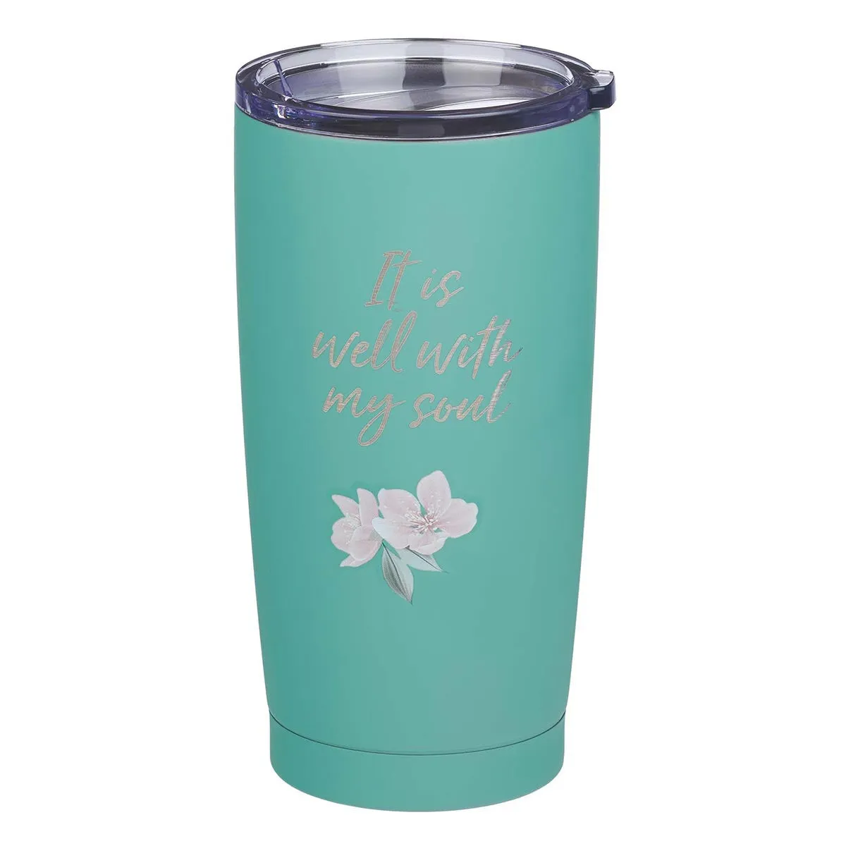 "It Is Well with My Soul" Stainless Steel Travel Tumbler 18oz