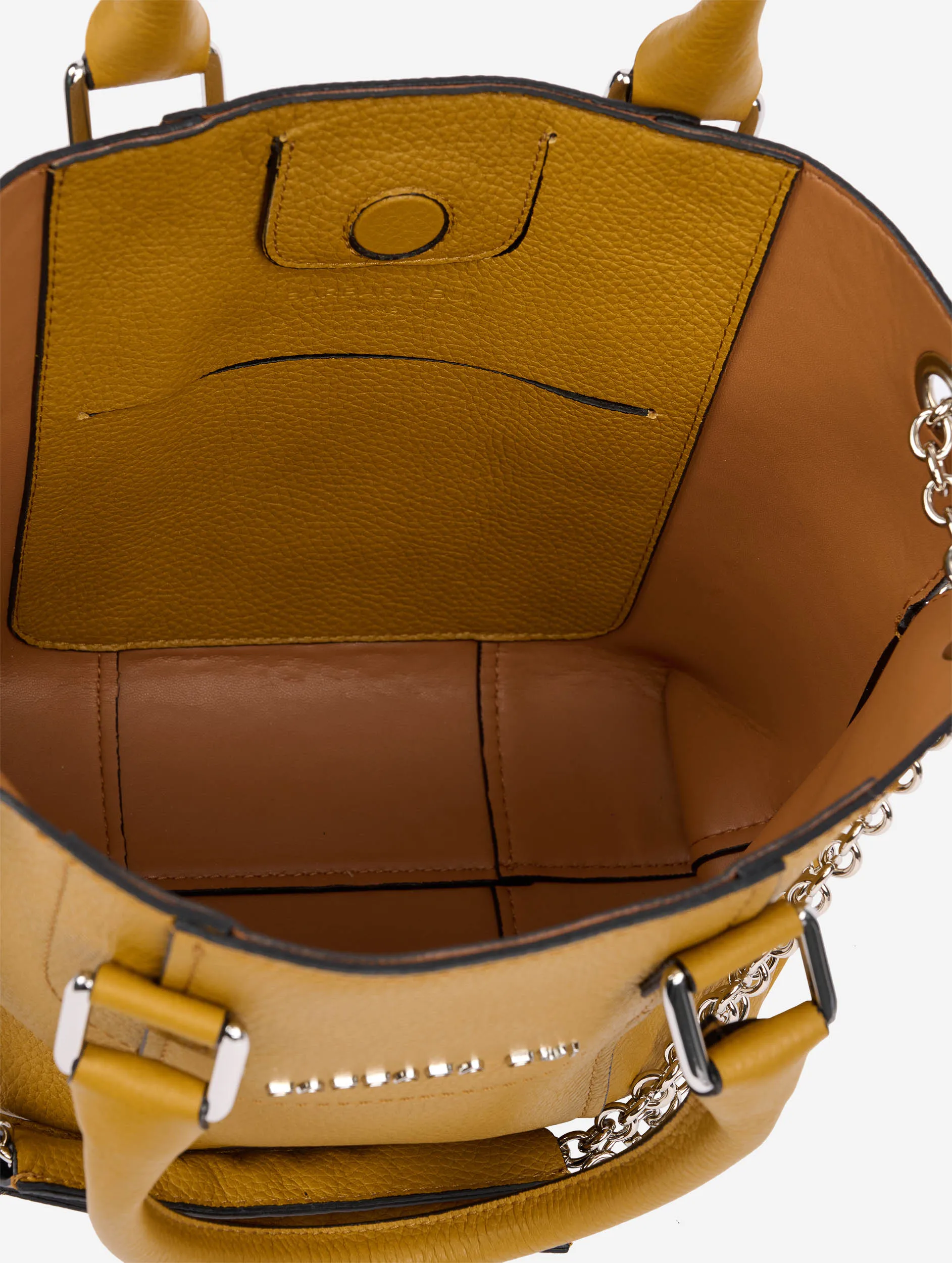 "Little Chamallow" bag in mustard leather