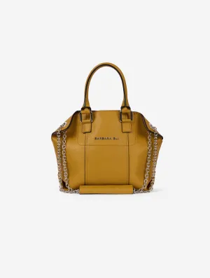 "Little Chamallow" bag in mustard leather