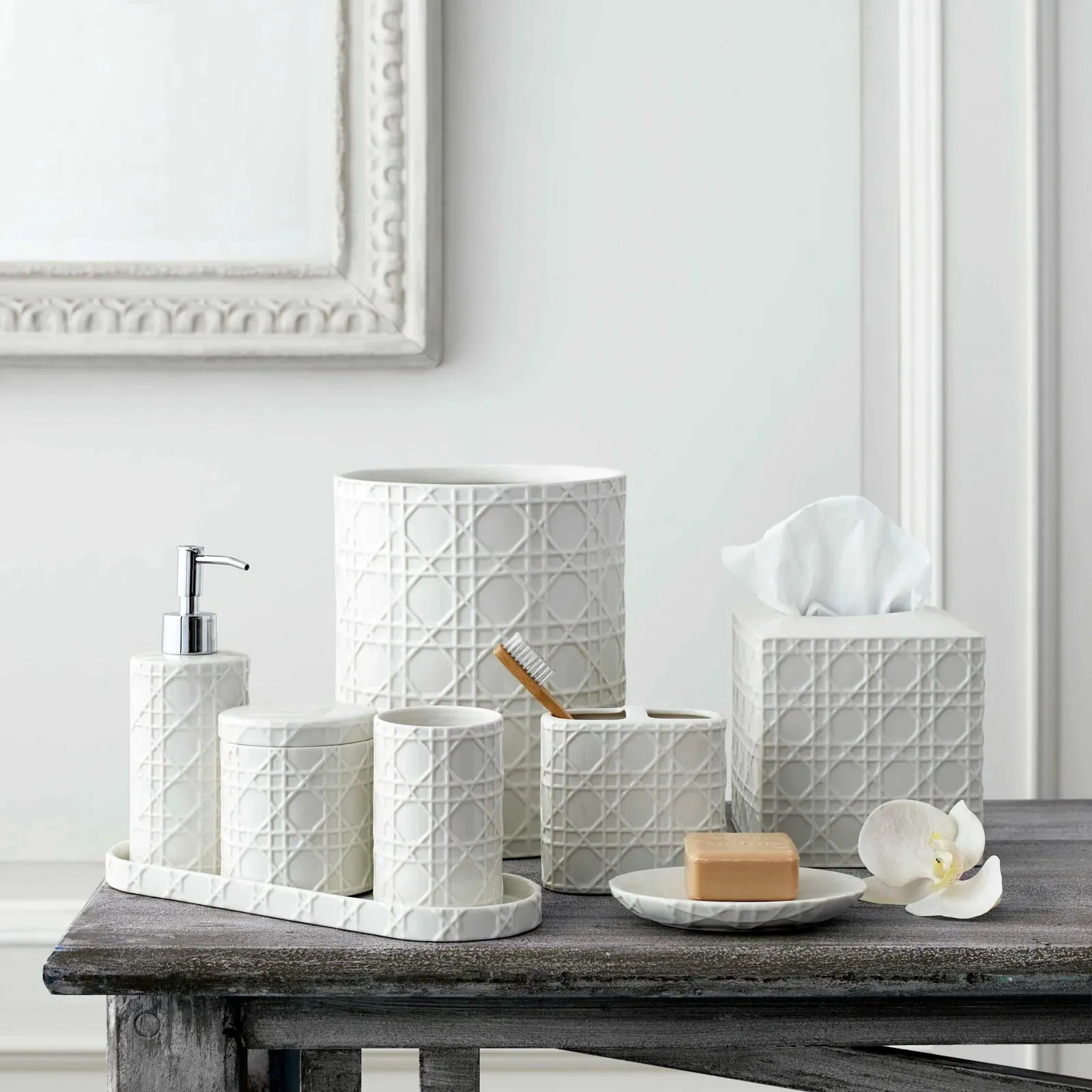 Rattan Bath Accessories