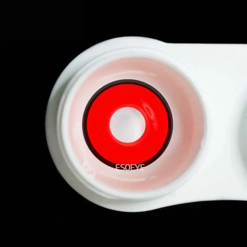 Red vampire Halloween Contact Lenses Yearly