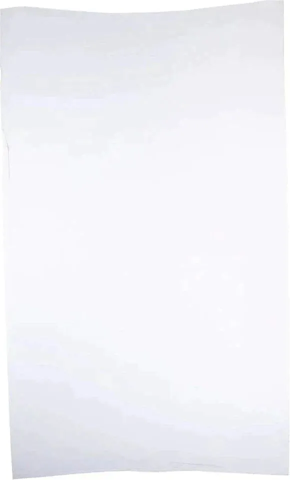 RiteSource - 10 lb, 7 X 3 X 20" White Poly Bags, 500/bx - 0306507