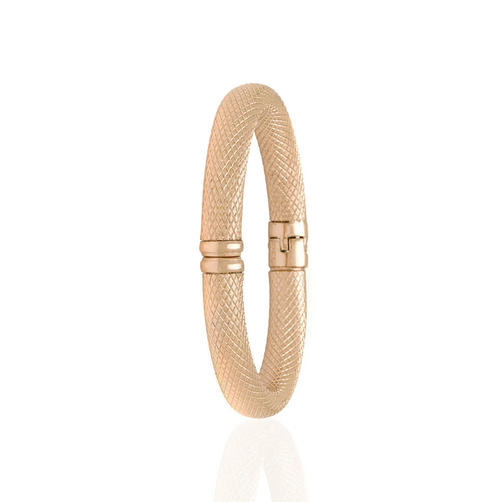 Rose Gold Snakeskin Bracelet