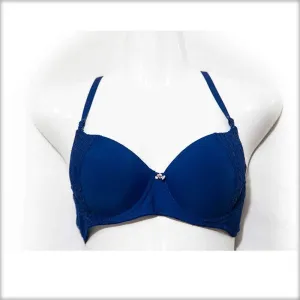 Royal Blue Double Padded Underwired Bra