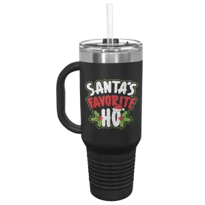 Santa favorite ho Insulated Travel Mug, 40oz